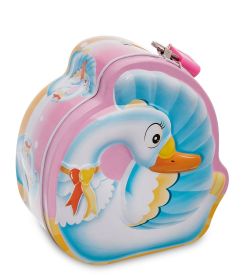 GAEM Art BX- 34/3 Металлическая копилка «Лебедь»