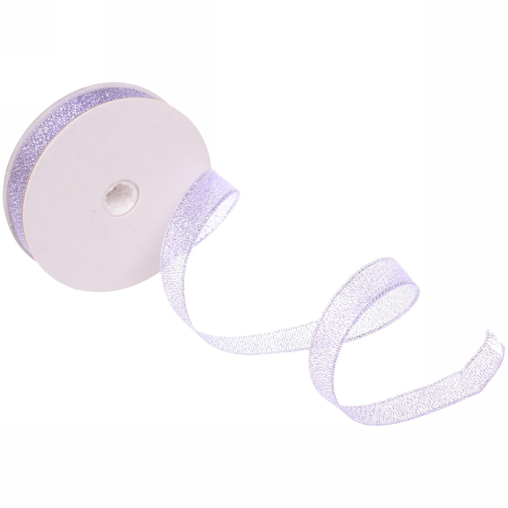 Лента для декорирования «Блеск» 1,2 см, 2,7 м, Синий