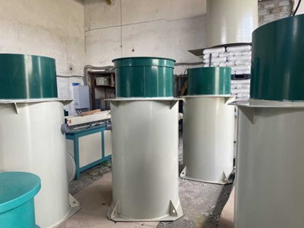 Станция биологической очистки Экобак 8/500 аэро Экогрупп ДВ 1700/1350 л./ 1500 л. в сутки / 7-8 чел. (1250x1250x2040см;) - арт.561169