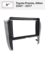 Переходная рамка 9" и комплект проводов для Toyota Premio, Allion 2007 - 2017