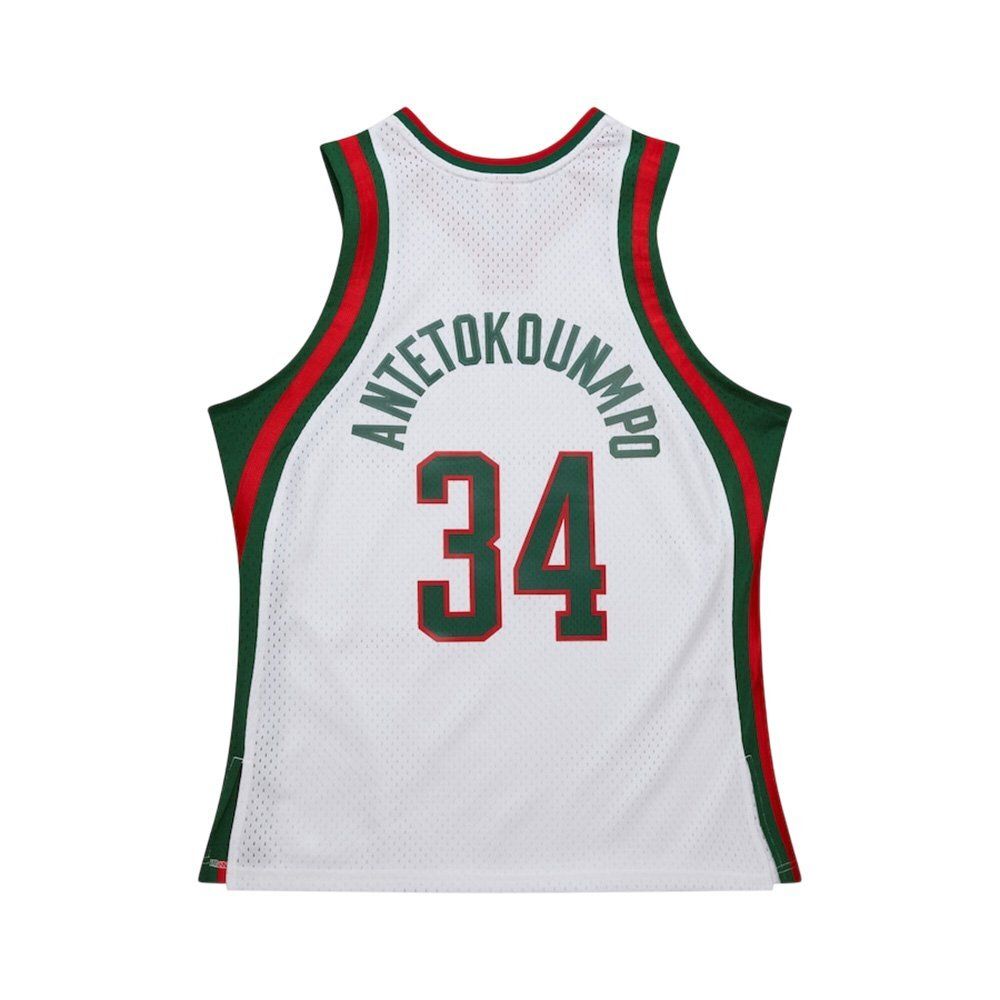 Баскетбольная джерси Mitchell&amp;Ness NBA Swingman Jersey 2013/14 Milwaukee Bucks Giannis Antetokounmpo White