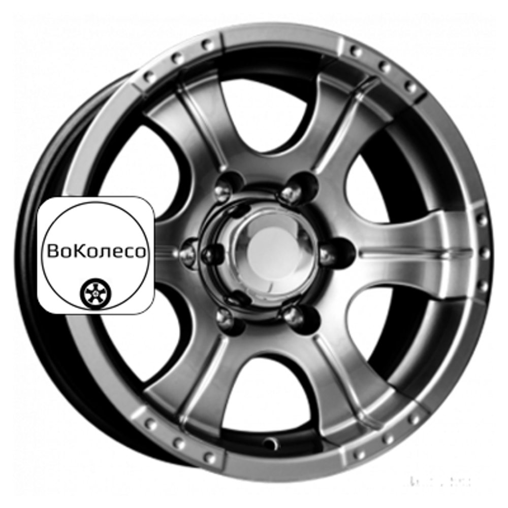 8x16/5x139,7 ET-15 D110,1 Байконур Джип-рейд (КС465М) Дарк платинум K&K