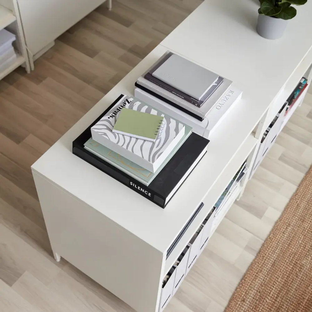 Тумба для документов - IKEA TROTTEN, белый, 80х75 см, ТРОТТЕН ИКЕА