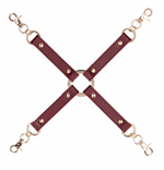 Бордовый крестообразный фиксатор Halo Hogtie Connector (Цвет: бордовый)