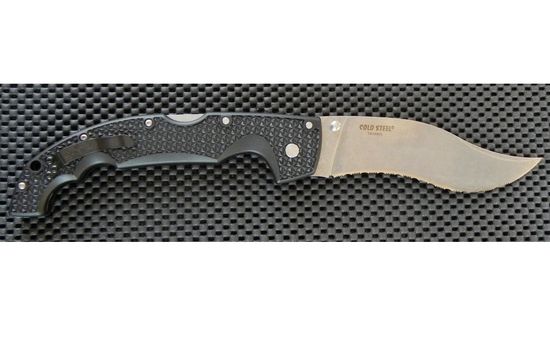 Складной нож Cold Steel 29AXVS XL Voyager Vaquero Serrated Edge c клинком из стали AUS-10A, рукоять Grivory (Griv-Ex)