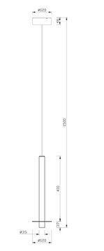 Подвес 6W 4000K 4403-1P белый Ingrid Favourite