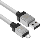 USB-A - Lightning Кабель Baseus CoolPlay Charging+Data 2.4A 1m - White