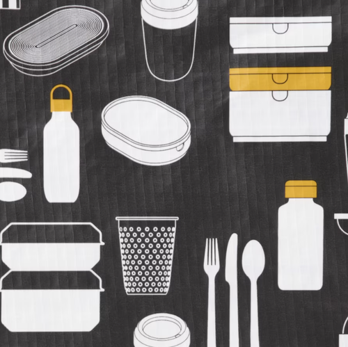 ФЛАДДРИГ FLADDRIG Сумка для ланча 25x16x27 см, серая