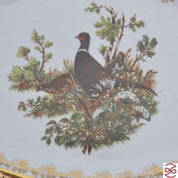 Блюдо овальное Repast Охота красная Мария-тереза 38 см