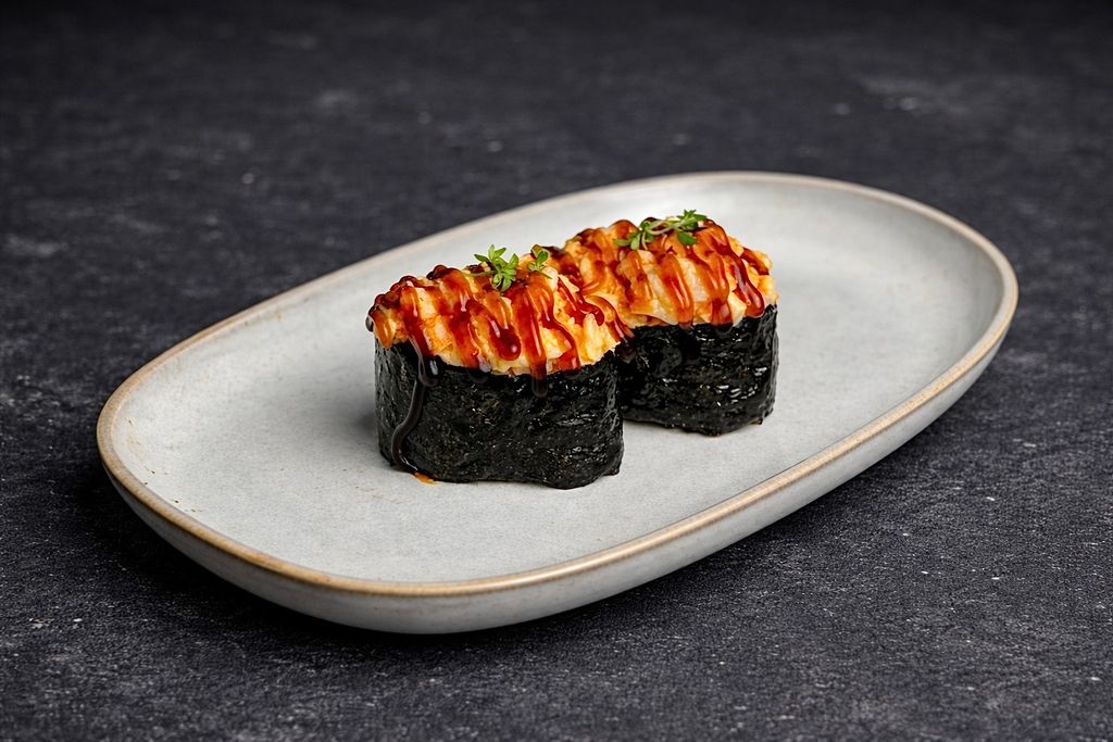 Гунканы с креветкой (2 шт)