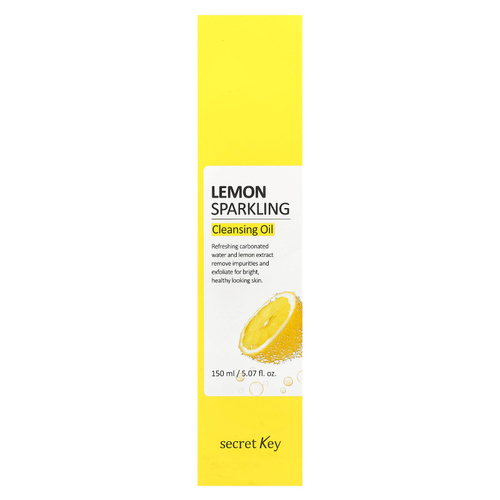 Secret Key, Очищающее масло Lemon Sparkling Cleansing Oil, 5,07 жидких унций (150 мл)