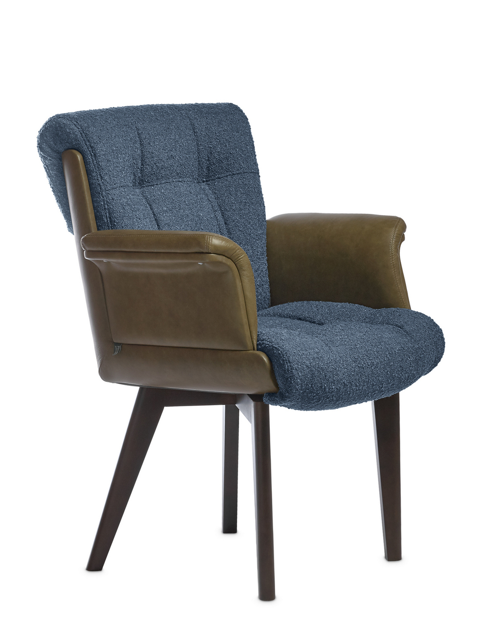 Кресло для конференций Париж люкс BD ткань/кожа