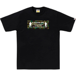 A Bathing Ape 1st Camo Army Name Tee черный зеленый