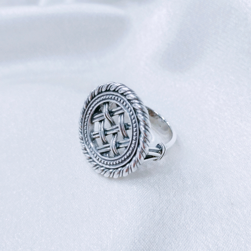 "Витязь" кольцо в серебряном покрытии из коллекции "Сударыня" от Jenavi