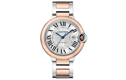 CARTIER Blue Balloon Collection Automatic Mechanical Movement 30m Water Resistance Men"s Watch Silver Dial