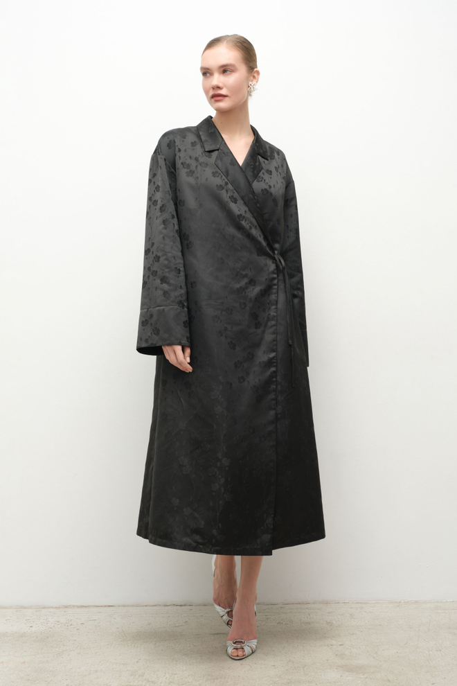 Платье кимоно в цветы