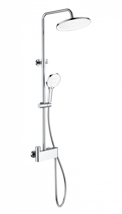 Душевая система с термостатом WONZON & WOGHAND MUSE Corno, Хром (WW-B3110-CR)