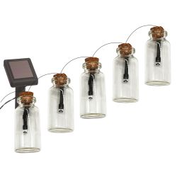 Садовая гирлянда ЭРА ERAGS08-05 на солнечной батарее теплый свет 10 LED 3,8 м