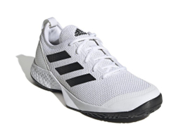 Мужские кроссовки теннисные Adidas Court Flash M - white/core black