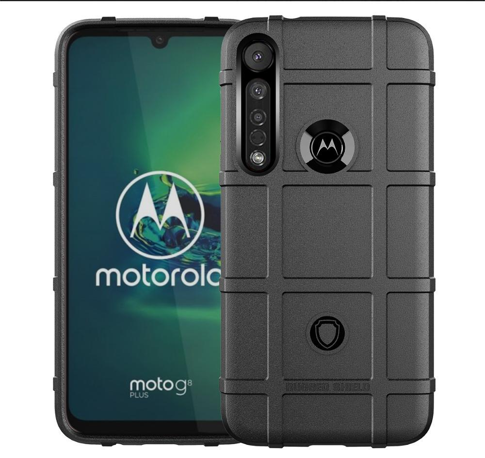 Чехол для Motorola Moto G8 plus цвет Black (черный), серия Armor от Caseport