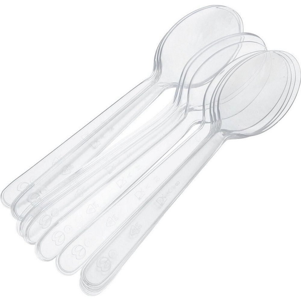 Ложка чайная ПРЕМИУМ ПРОЗРАЧНАЯ (10шт)