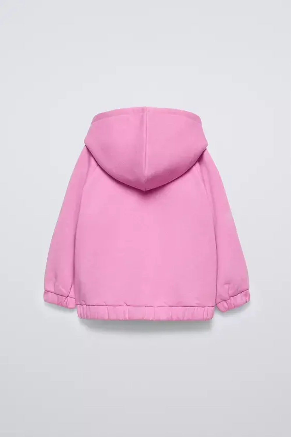 ZARA ХУДИ С НАДПИСЬЮ, ТЕМНО-РОЗОВЫЙ