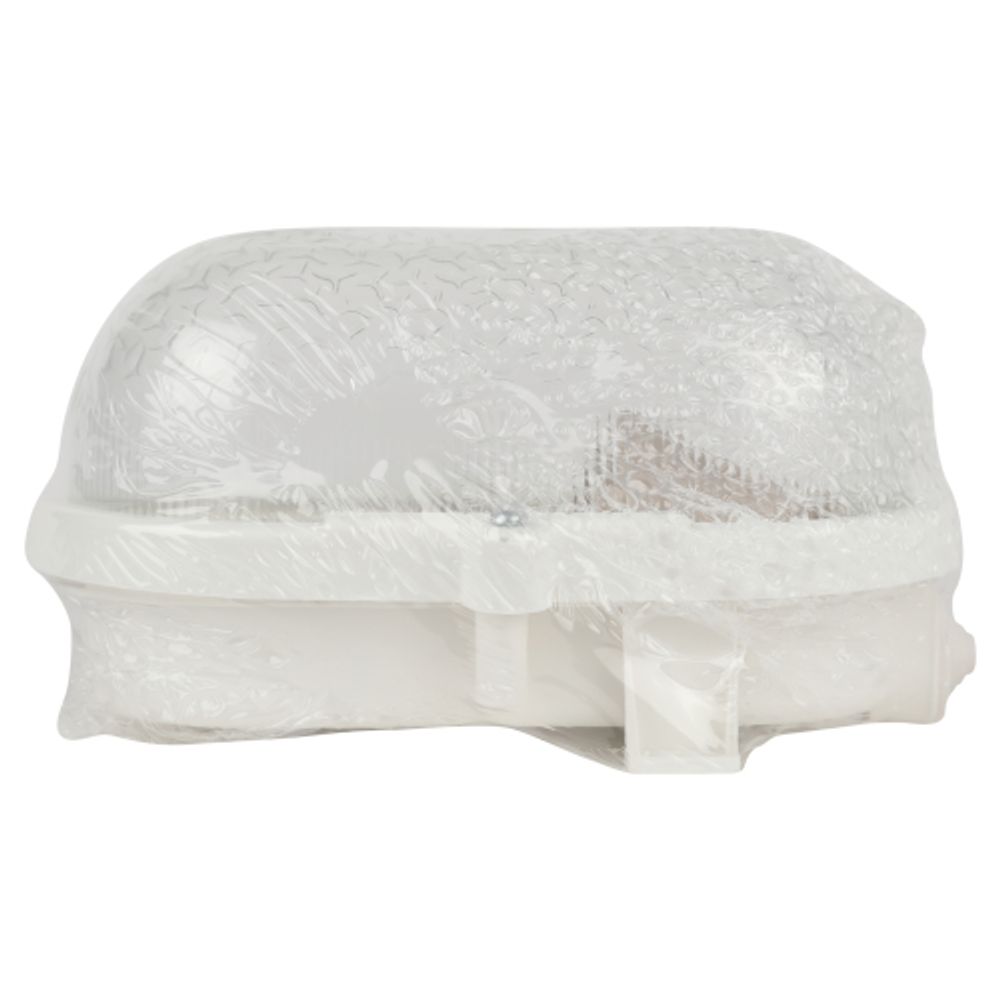 Светильник ЭРА НБП 01-60-012 с ободком Евро пластик / стекло IP53 E27 max 60Вт 185х120х110 овал белый