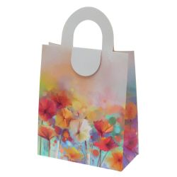 GAEM Пакет подарочный M (бумага 250г/м2, блок 12шт), L21 W10 H34 см, 4в.