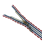 Застежка-молния декоративная разъемная металл №5 70см