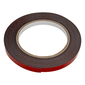 Лента клейкая на вспененной основе, двусторонняя черная усиленная, 9 мм х 5 м Matrix 89082