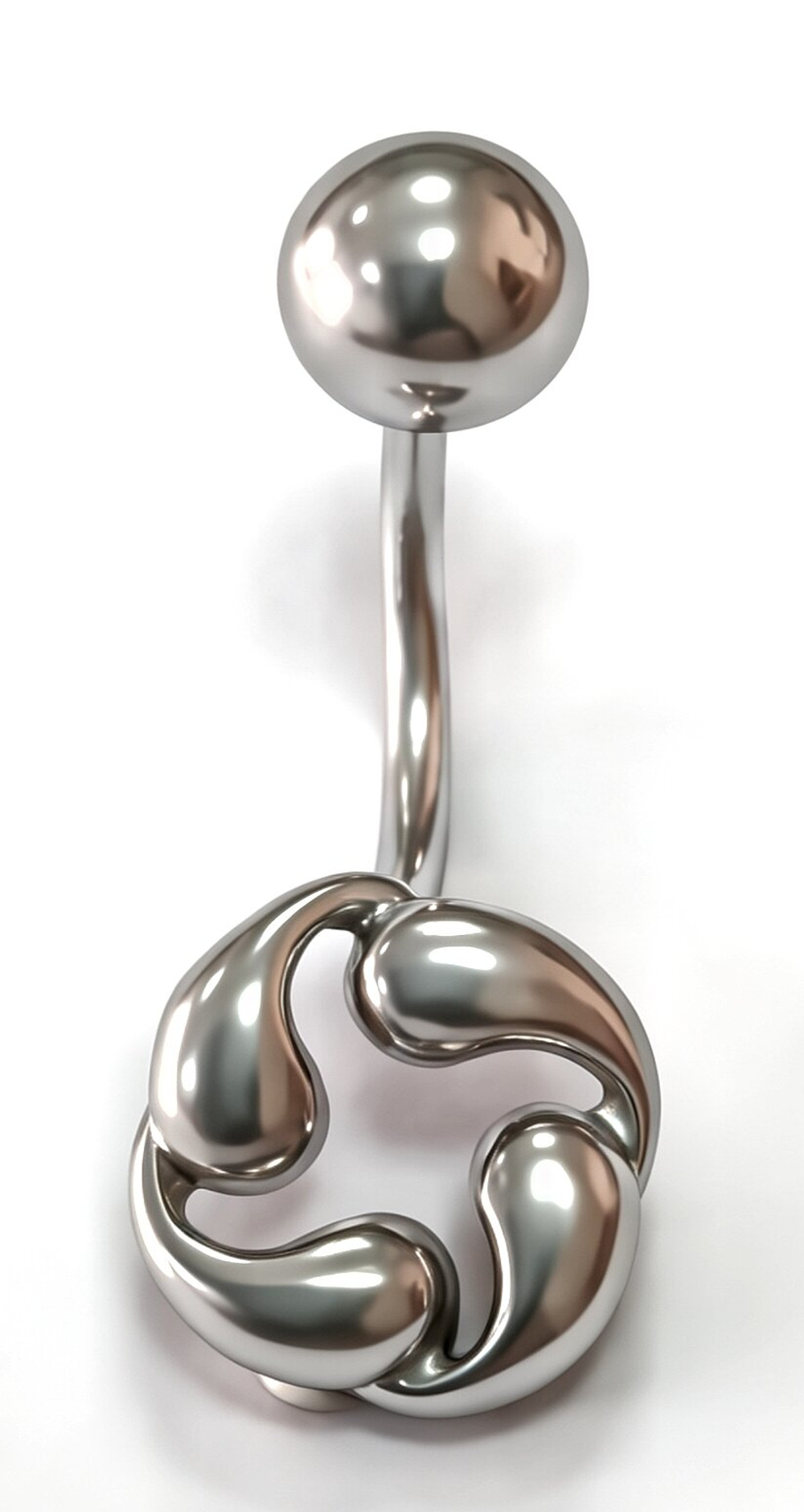 Ювелирный пирсинг из серебра 925 пробы