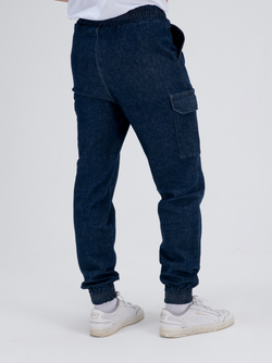 Джоггеры карго джинсовые. Деним