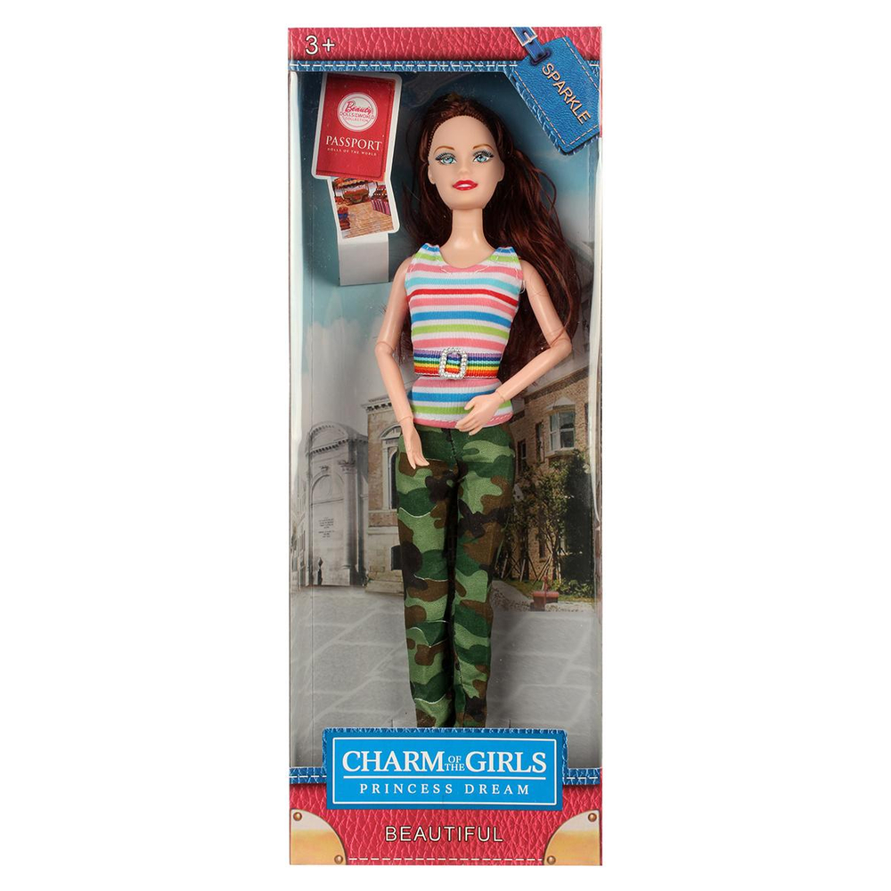 Кукла тип Модель на шарнирах с аксесс. коробка CF-01