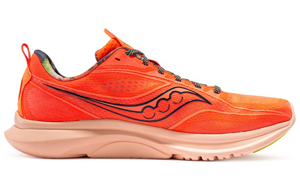 Saucony Kinvara Elite 13 sports graffiti comfortable fabric shock absorption, non-slip, wear-resistant, breathable, lightweight, low-cut training running shoes men's orange