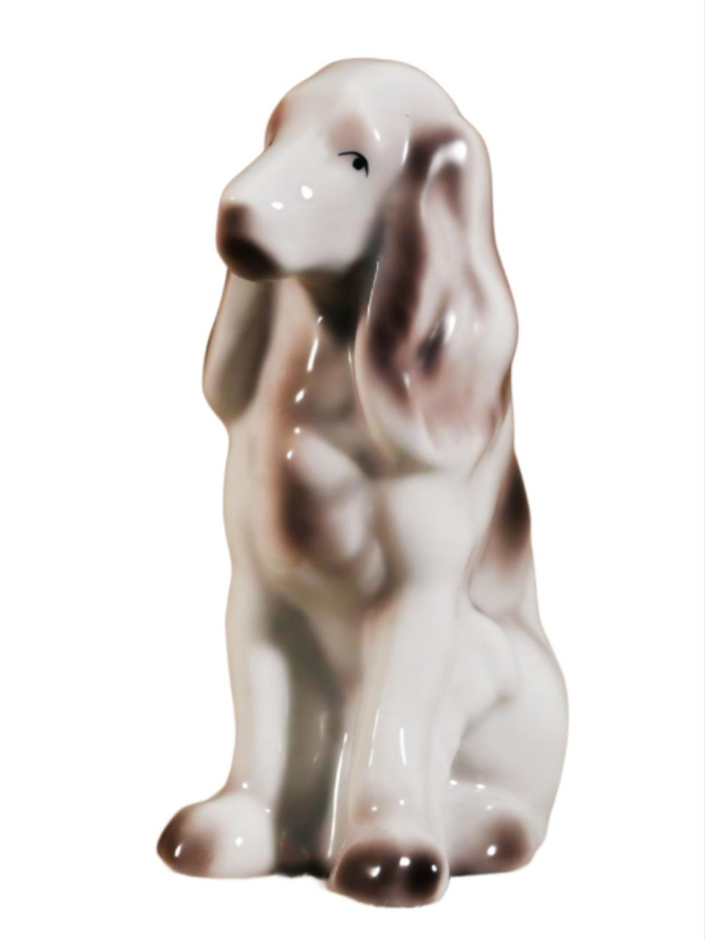 Фарфоровая статуэтка "Спаниель" Hollóháza