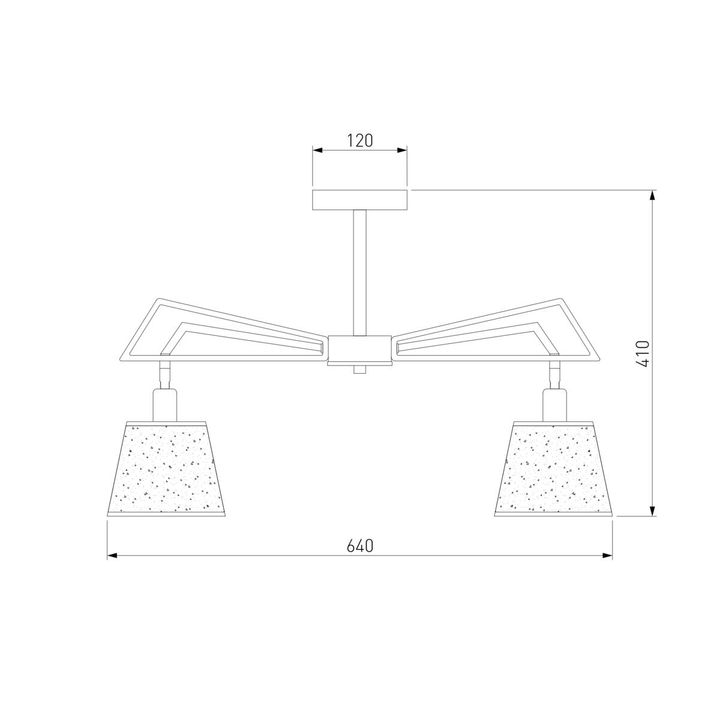 Потолочная люстра Eurosvet 60082/5 хром