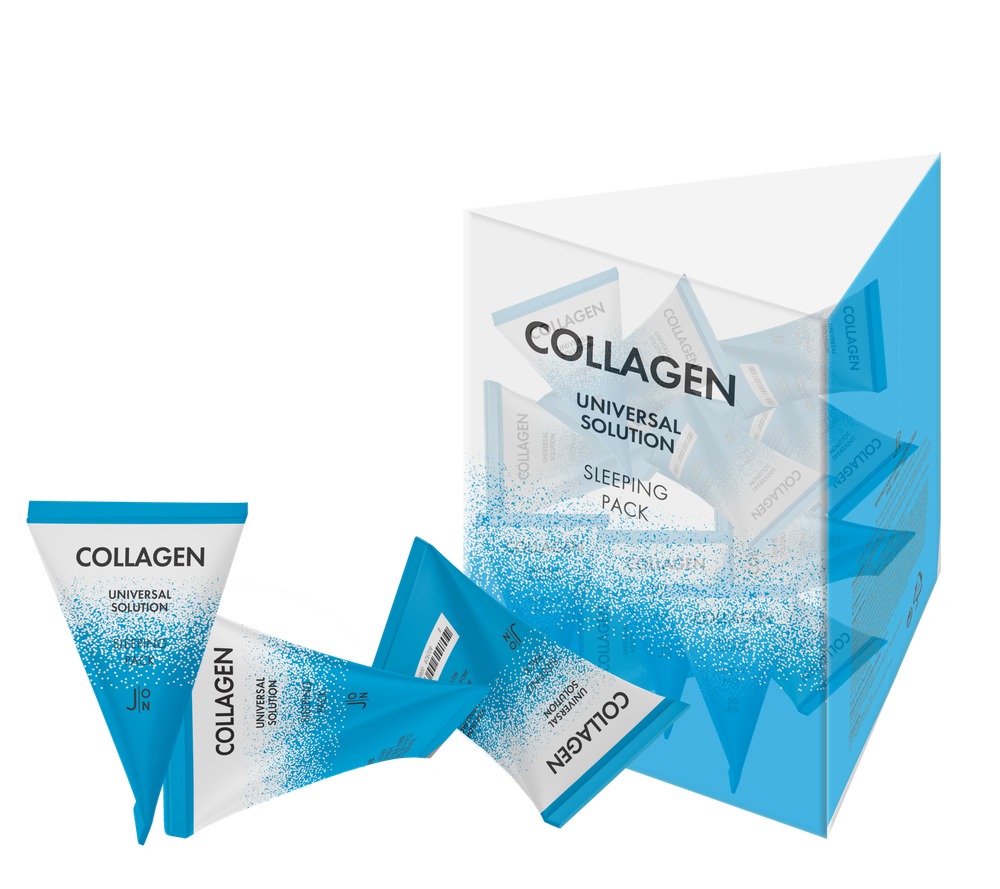 Универсальная ночная маска с коллагеном J:ON Collagen Universal Solution Sleeping Pack