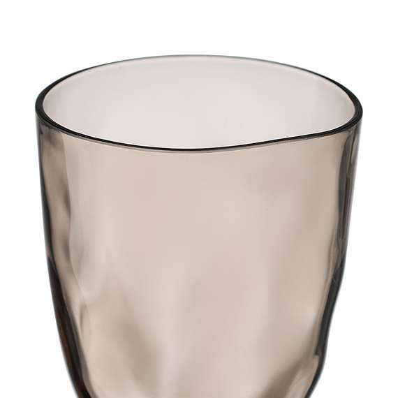 Набор бокалов для вина hollow, 430 мл, серо-коричневый, 4 шт.