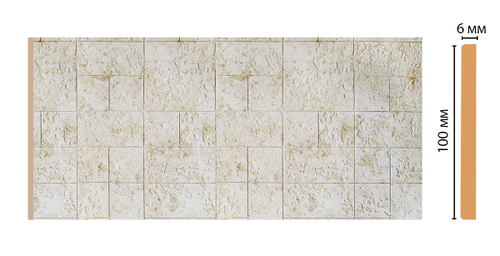 Панель декоративная Decomaster R10-25 99*6*2400мм