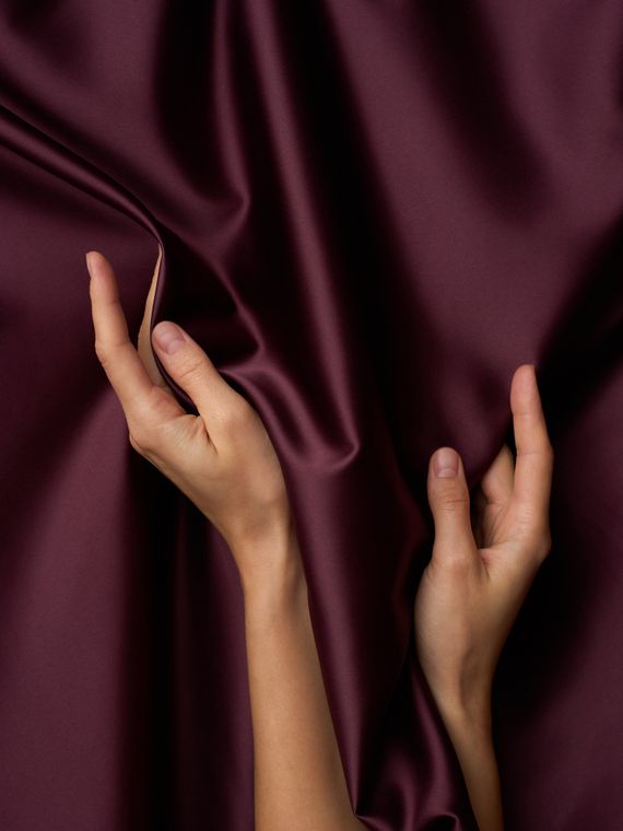 Атлас-стрейч бельевой оптом арт. 1007, Китай, слива