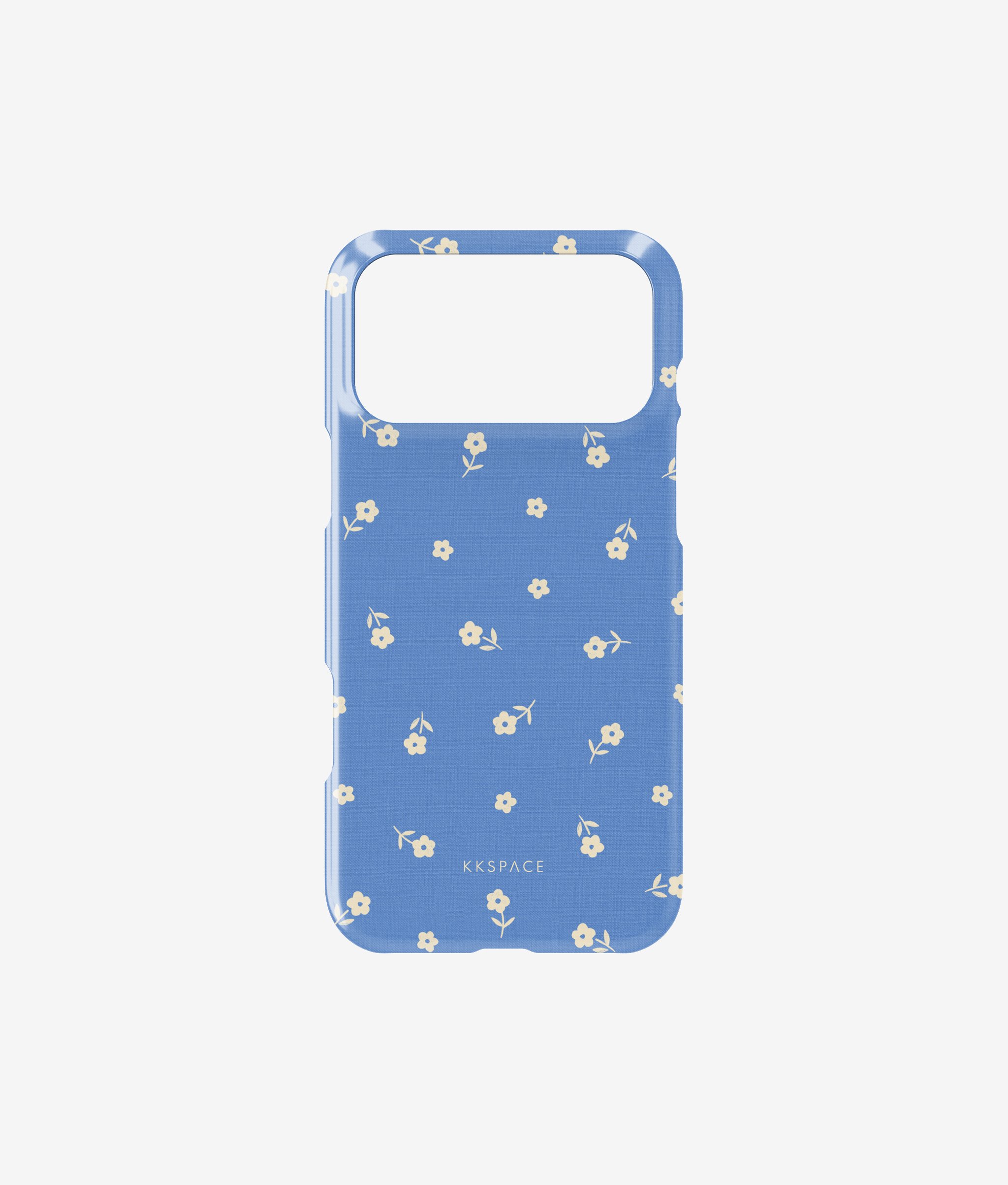 Чехол EARLY FLOWERS (голубой) для iPhone