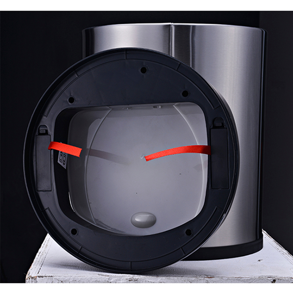 Ведро для мусора сенсорное, круглое, нерж, внутр ведро, Foodatlas JAH-9111, 8 л