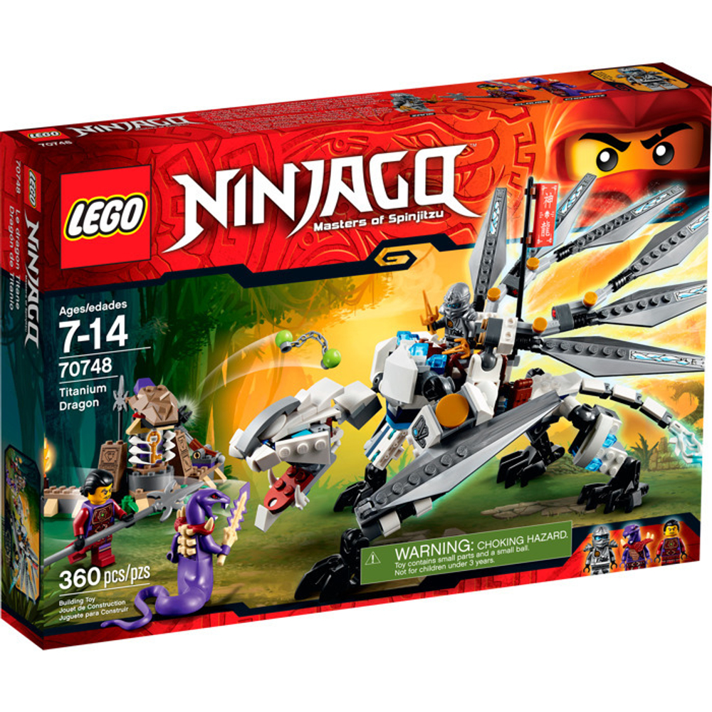 LEGO Ninjago: Титановый дракон 70748 — Titanium Dragon — Лего Ниндзяго