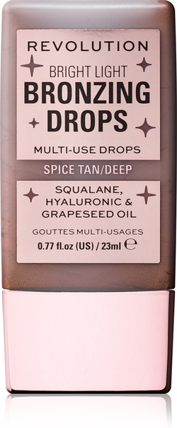 Makeup Revolution Bright Light Bronzing Drops - жидкий бронзатор, 23 ml