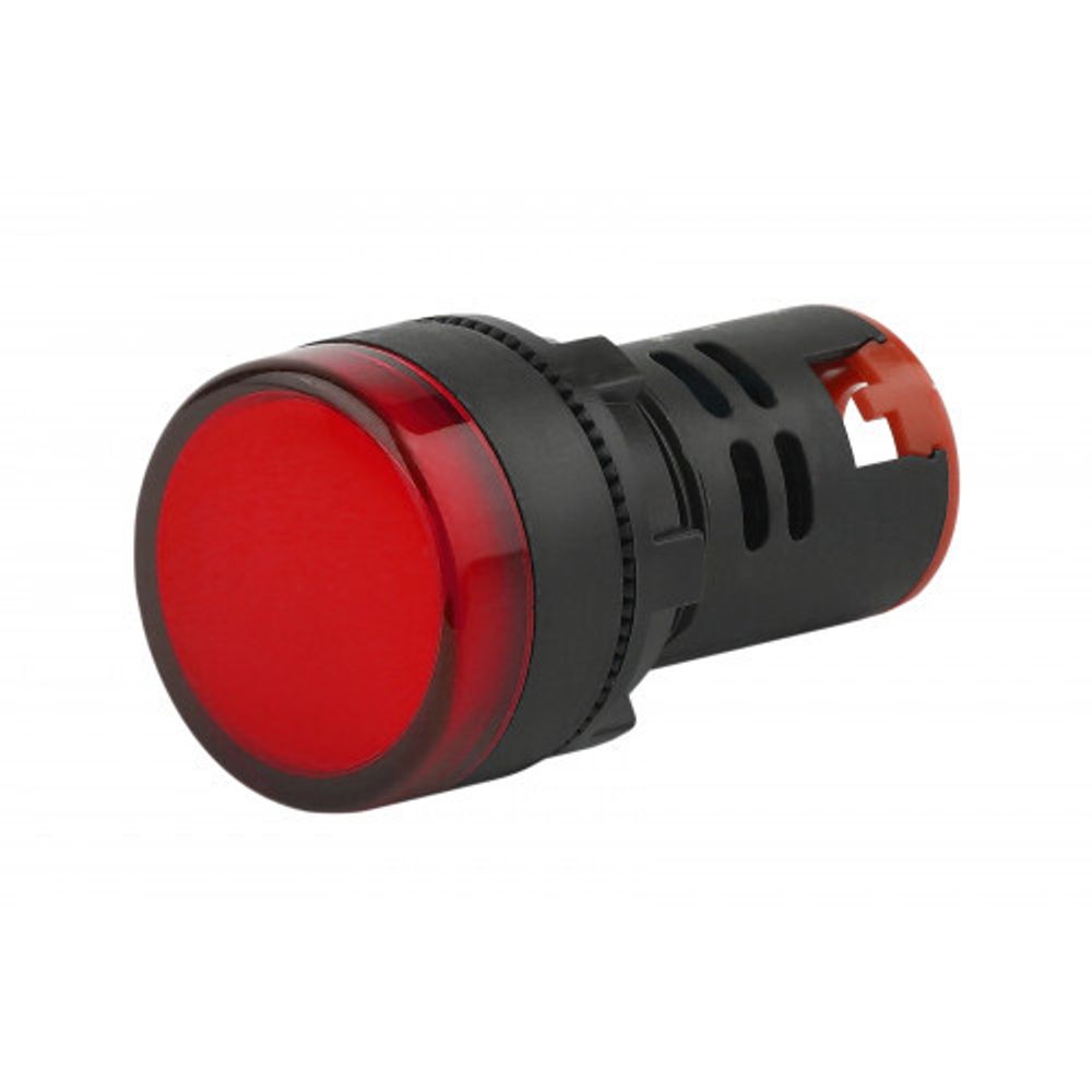 Лампа ЭРА BLS10-ADDS-012-K04E светосигнальная AD22DS LED матрица d22мм красный 12В AC/DC | Светосигнальные лампы
