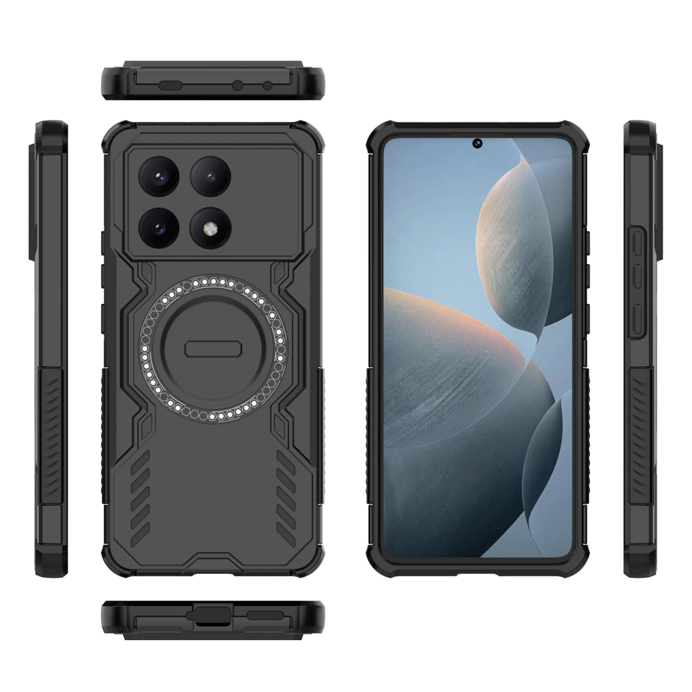 Защитный чехол Space Shell Magnetic Case для Poco X6 Pro 5G