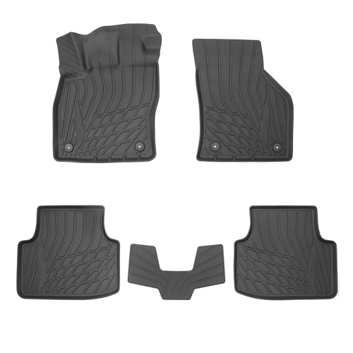 Ковры в салон Norplast/Unidec для Skoda Octavia III в кузове A7 (2013-), Черный, арт.NP11-LdC-81-401