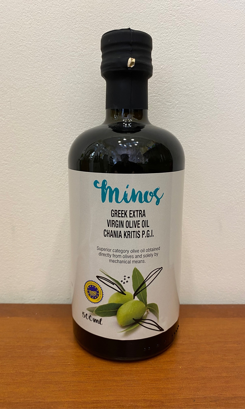 Оливковое масло УРОЖАЯ 2025 MINOS Chania Kritis P.G.I. Extra Virgin 500 мл Греция, ст/б (Крит)