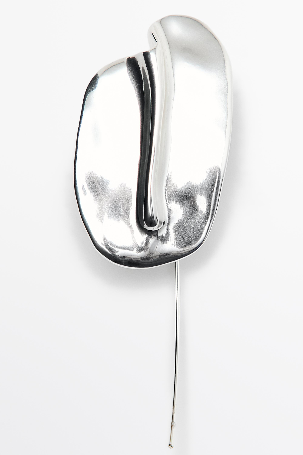 Massimo Dutti Серьги Dumpling, серебряный