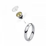 Шарм Qudo Bottone Jonquil 5 мм 630126 BR/S